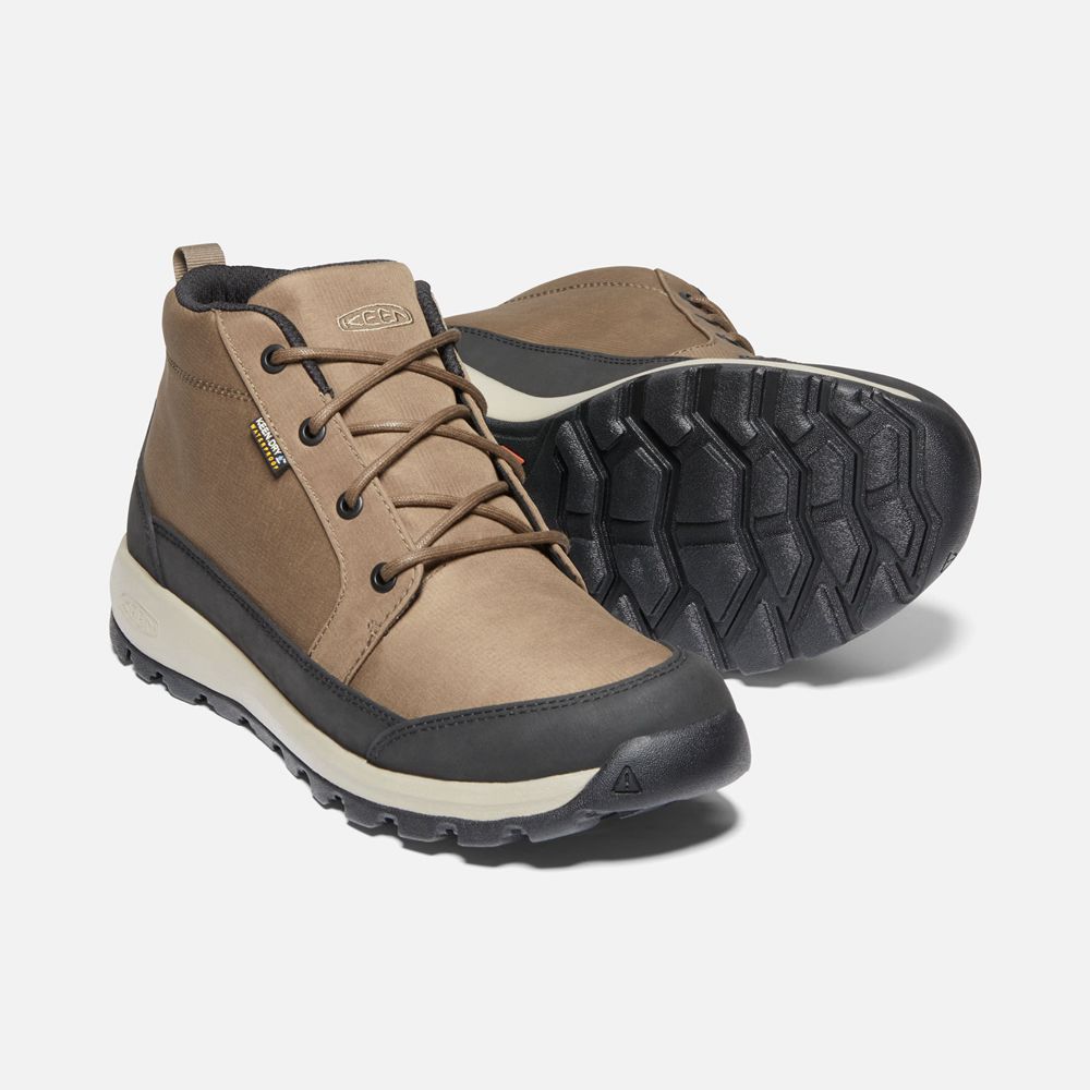 Keen Chukka Kängor Herr Khaki - Glieser Nylon Waterproof - 784362FLN